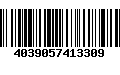 Código de Barras 4039057413309