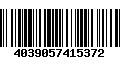 Código de Barras 4039057415372