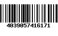 Código de Barras 4039057416171