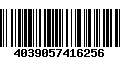 Código de Barras 4039057416256