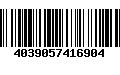 Código de Barras 4039057416904