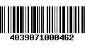 Código de Barras 4039071000462