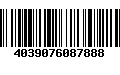 Código de Barras 4039076087888