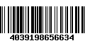 Código de Barras 4039198656634