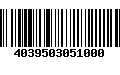 Código de Barras 4039503051000