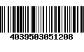 Código de Barras 4039503051208