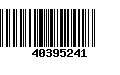 Código de Barras 40395241