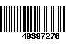 Código de Barras 40397276