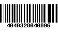 Código de Barras 4040328040896