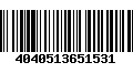 Código de Barras 4040513651531