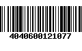 Código de Barras 4040600121077