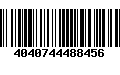 Código de Barras 4040744488456