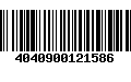 Código de Barras 4040900121586