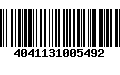 Código de Barras 4041131005492