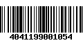 Código de Barras 4041199001054