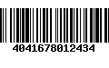 Código de Barras 4041678012434