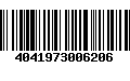 Código de Barras 4041973006206