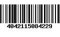 Código de Barras 4042115084229