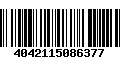 Código de Barras 4042115086377