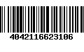 Código de Barras 4042116623106