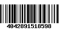 Código de Barras 4042891518598