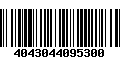 Código de Barras 4043044095300