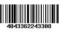 Código de Barras 4043362243308