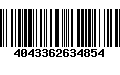 Código de Barras 4043362634854