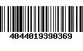 Código de Barras 4044019390369