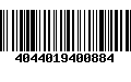 Código de Barras 4044019400884