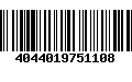 Código de Barras 4044019751108