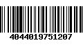 Código de Barras 4044019751207