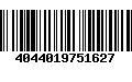 Código de Barras 4044019751627