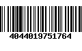 Código de Barras 4044019751764