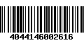 Código de Barras 4044146002616