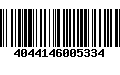 Código de Barras 4044146005334