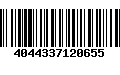 Código de Barras 4044337120655