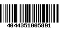 Código de Barras 4044351005891