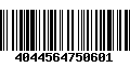 Código de Barras 4044564750601