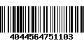 Código de Barras 4044564751103