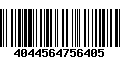 Código de Barras 4044564756405