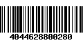 Código de Barras 4044628800280