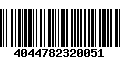 Código de Barras 4044782320051