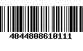 Código de Barras 4044808610111