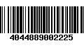 Código de Barras 4044889002225