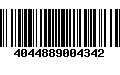 Código de Barras 4044889004342