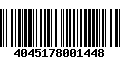 Código de Barras 4045178001448