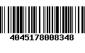 Código de Barras 4045178008348