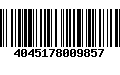 Código de Barras 4045178009857