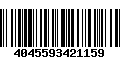 Código de Barras 4045593421159